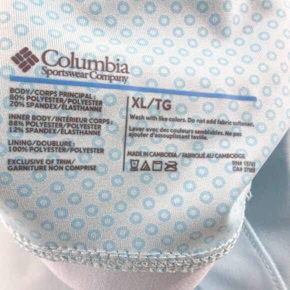 Columbia Omni Tech High Impact Support Racer-Back SPORTS Bra Size XL - Picture 6 of 8